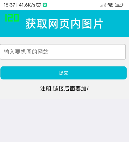 扒网站内图片工具1.0