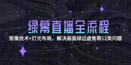 绿幕直播全流程：抠像技术+灯光布局，解决画面绿边虚焦等12类问题-颜夕资源网-第18张图片