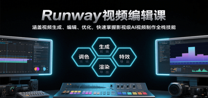 Runway视频编辑课,涵盖视频生成、编辑、优化,快速掌握影视级AI视频制作全栈技能-颜夕资源网-第18张图片 Runway视频编辑课,涵盖视频生成、编辑、优化,快速掌握影视级AI视频制作全栈技能-颜夕资源网-第18张图片