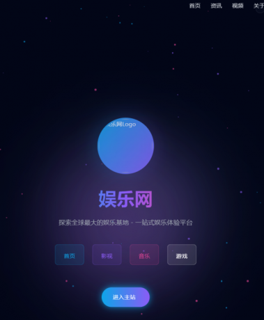 自动适应个人官方网站引导页博客网页工作室引导HTML模版源码-颜夕资源网-第18张图片