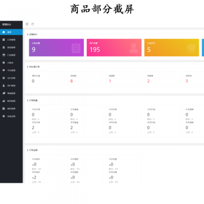 新扫码点餐外卖配送餐饮小程序系统源码 开源版-颜夕资源网-第20张图片