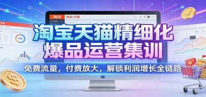 淘宝天猫精细化爆品运营集训:免费流量,付费放大,解锁利润增长全链路-颜夕资源网-第18张图片 淘宝天猫精细化爆品运营集训:免费流量,付费放大,解锁利润增长全链路-颜夕资源网-第18张图片